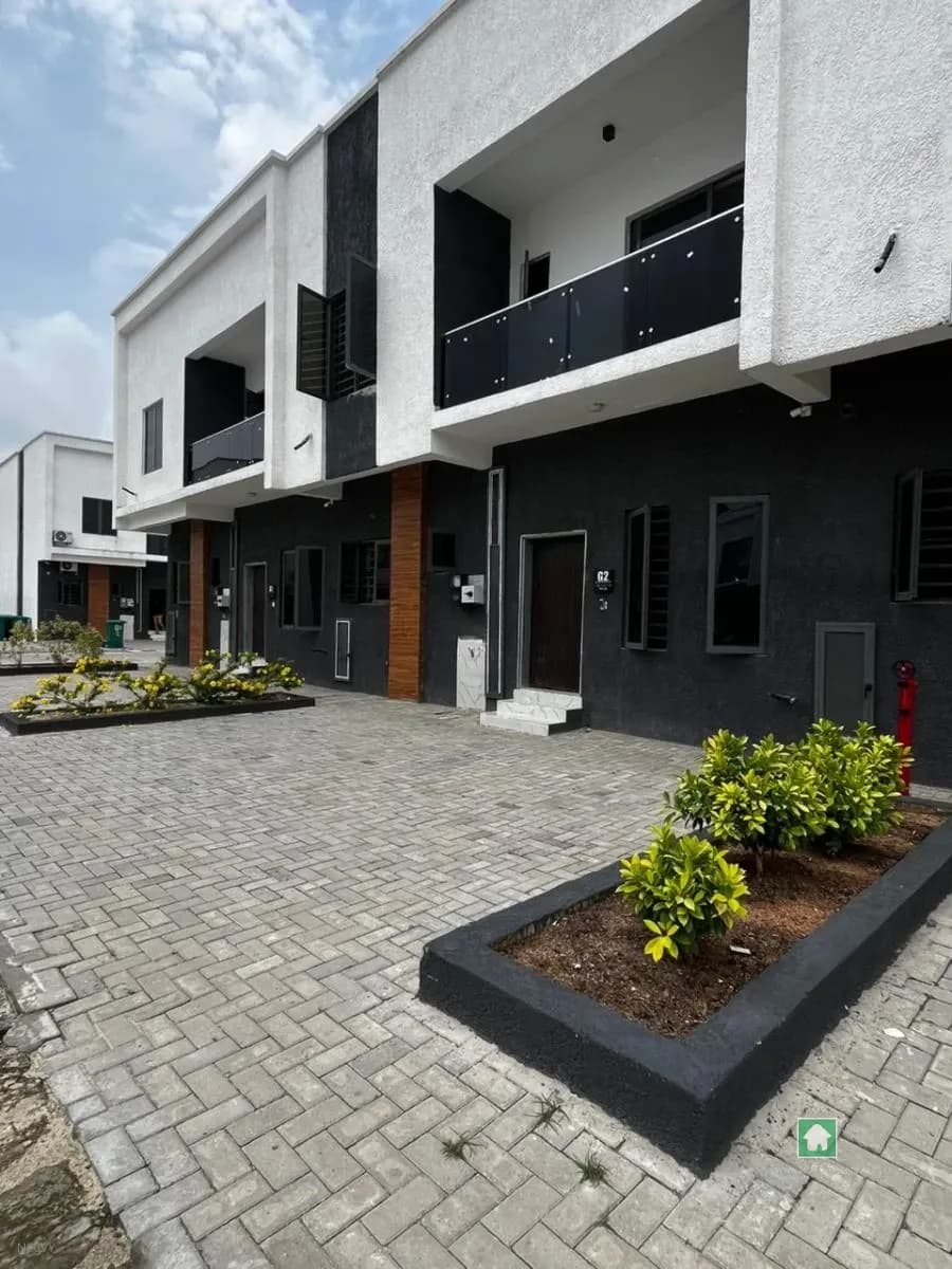 Functional Two-Bedroom Terrace in Sangotedo for Rent