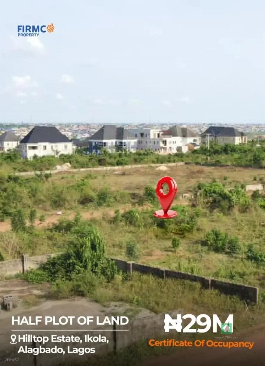 Half Plot Land for Sale in Baruwa, Ipaja