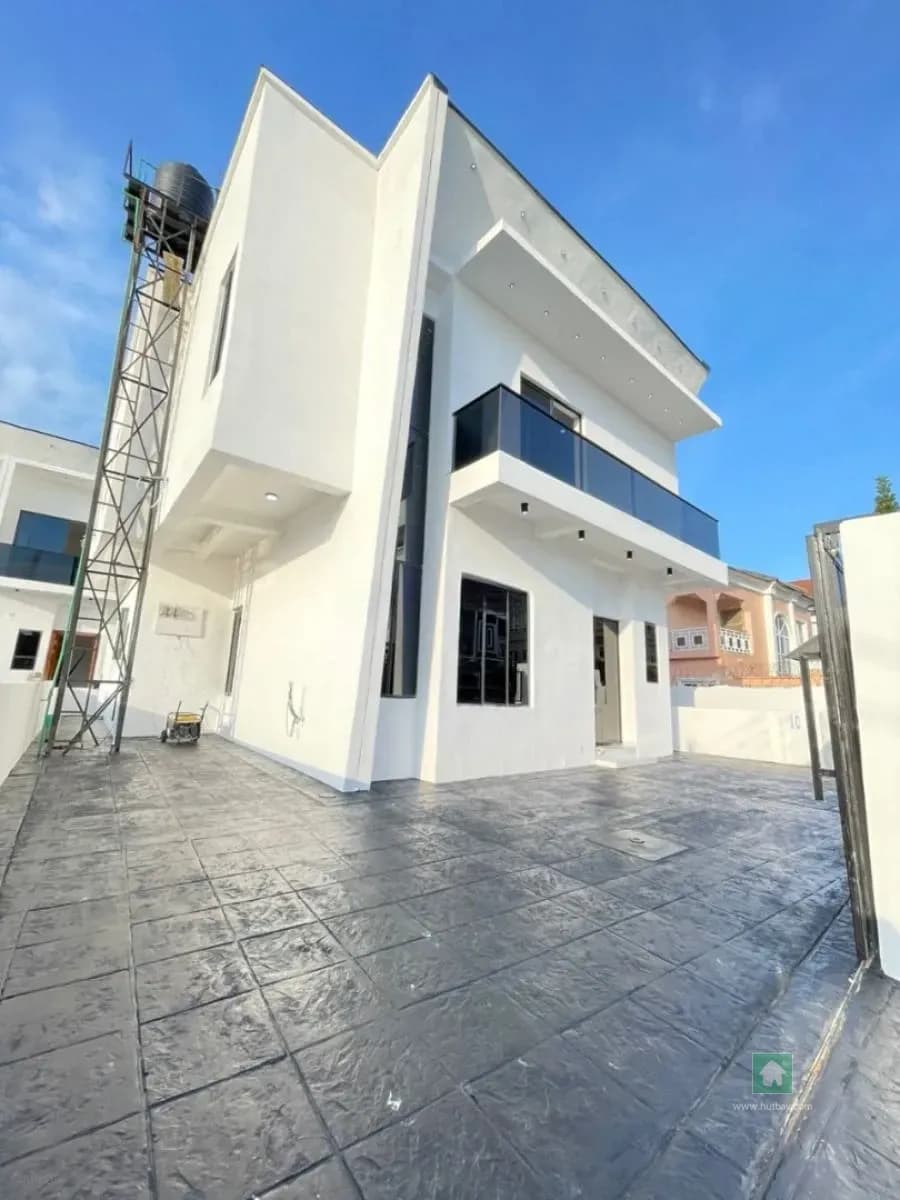 Contemporary 4-Bedroom Detached House for Sale in Sangotedo, Ajah