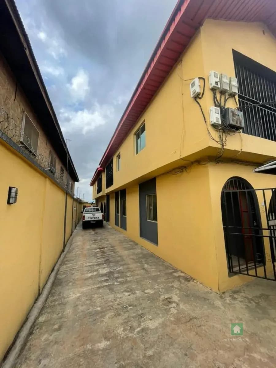 Spacious Block of Flats with Twelve Bedrooms in Ogba, Ikeja