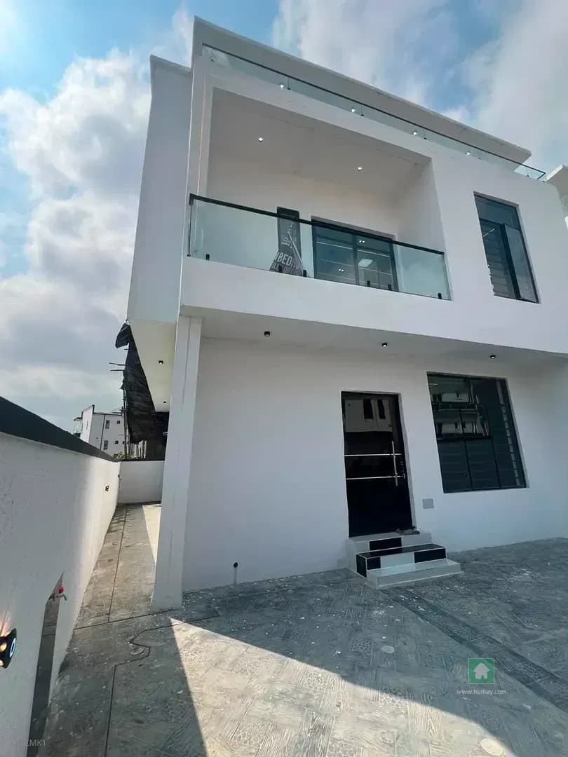 Modern Detached 4-Bedroom Duplex in Secure Sangotedo Estate