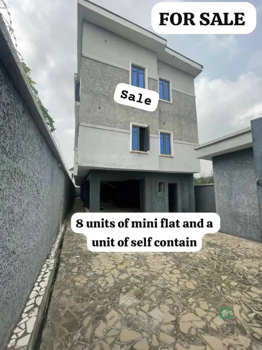 Modern Block of Flats with 8 Bedrooms in Sangotedo, Ajah, Lagos