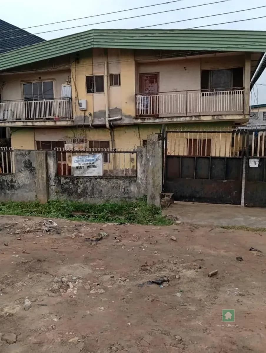Spacious Block of Flats with Boys' Quarters in Akowonjo, Lagos