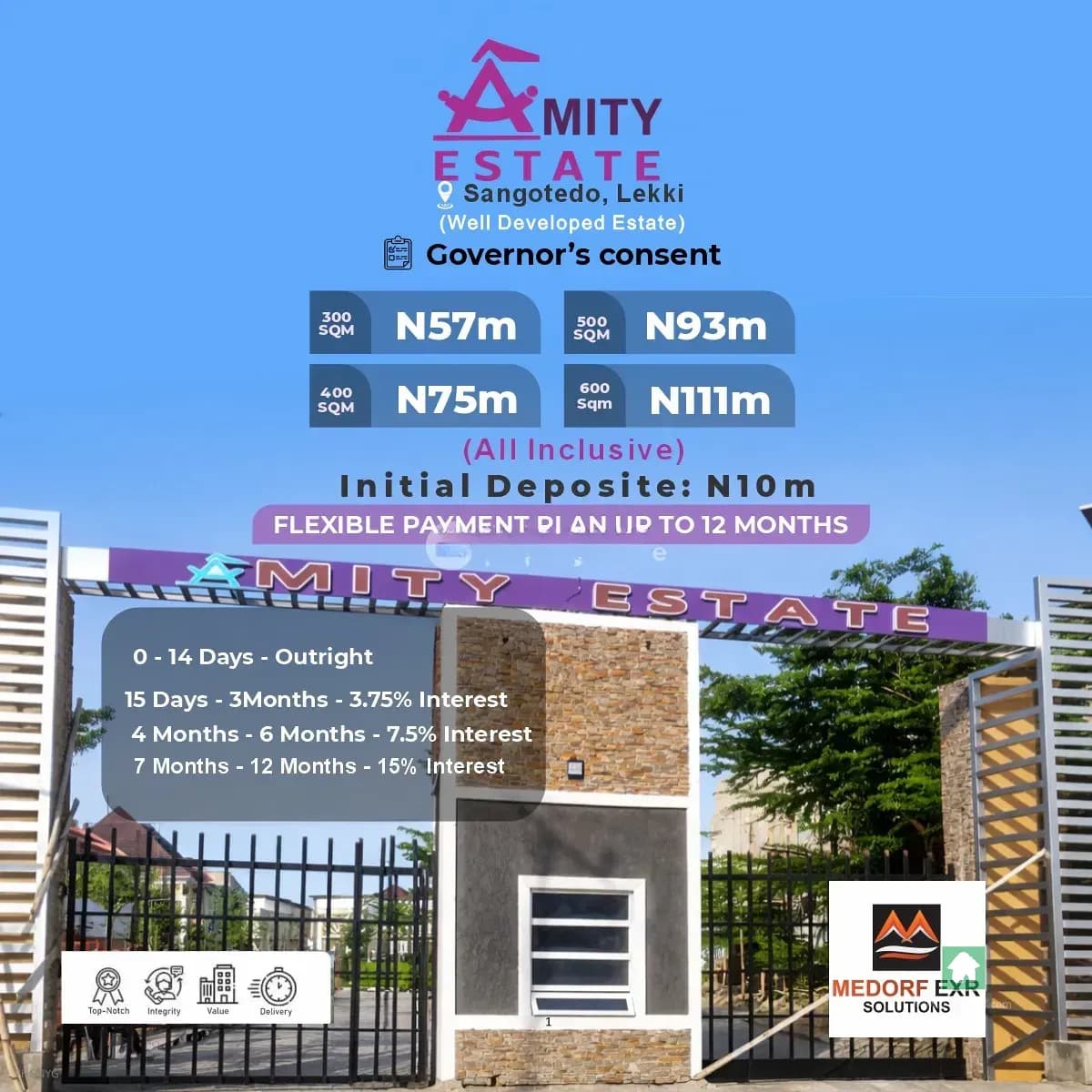 Strategic Land Opportunity in Amity Estate, Sangotedo