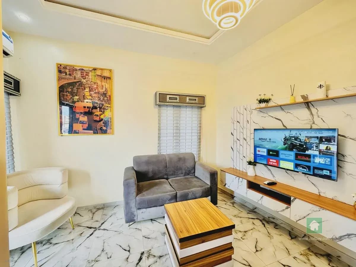 Short Let: Fully Furnished 1 Bedroom Apartment in Sangotedo, Ajah
