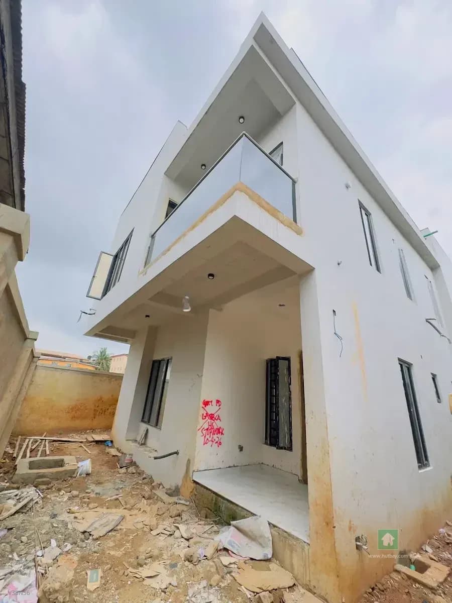 Detached 4-Bedroom Duplex with BQ in Ogba, Ikeja