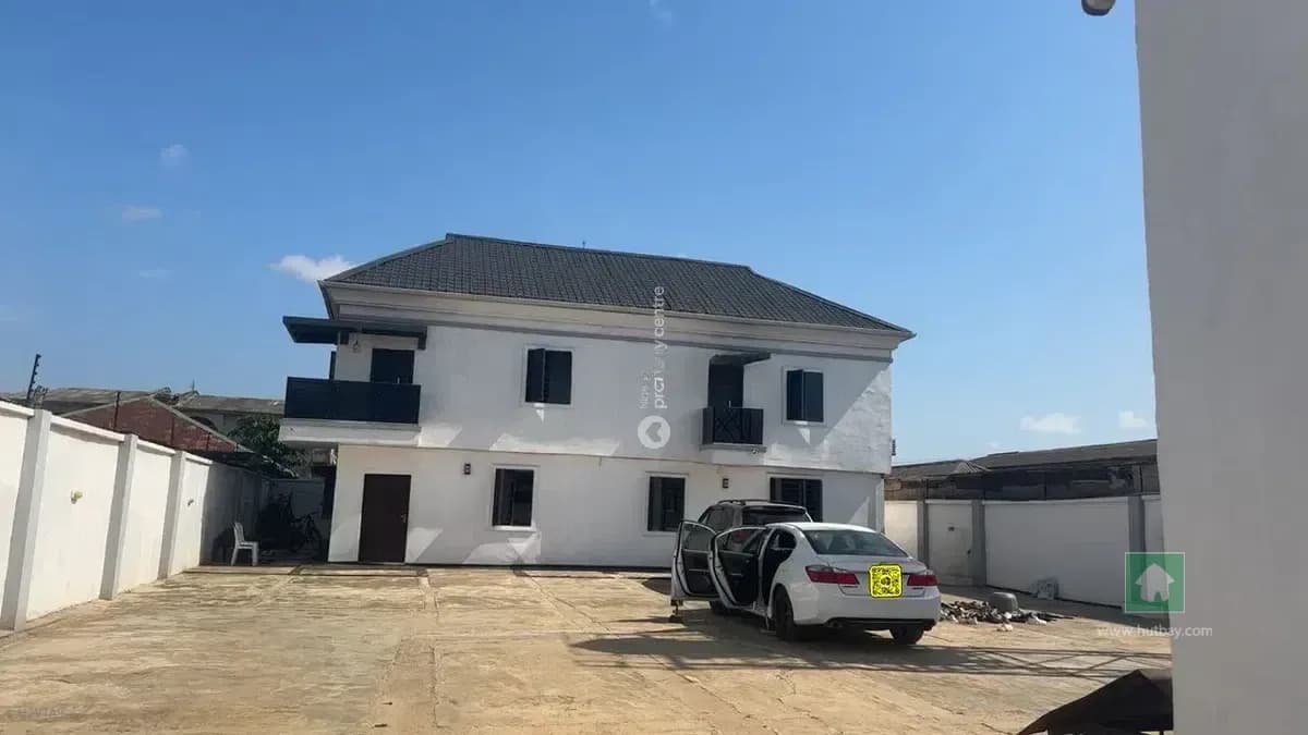 Detached 6-Bedroom Duplex with Shops in Ikotun, Lagos