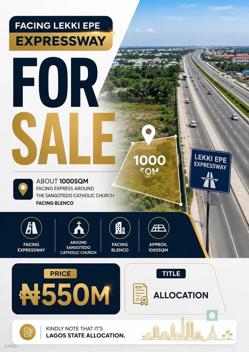 Prime Land Available in Sangotedo, Ajah, Lagos